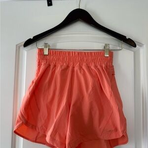 Lululemon Athletica Pink Athletic Shorts Lightweight Elastic Waist